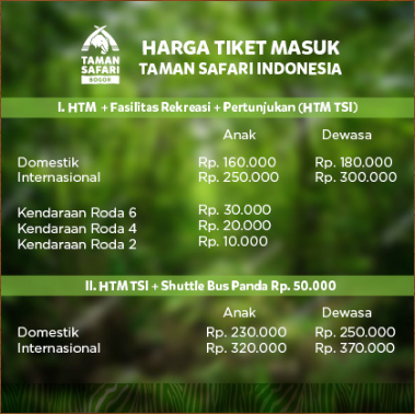 Harga Tiket Masuk Istana Panda Taman Safari Harga Tiket Masuk Istana Panda Taman Safari