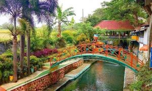 Wisata Watergong Klaten Waterboom Air Sungai Alami